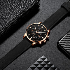Man Watches Military Sports Luxury Analog Sport Leather Quartz Wristwatch Mens Montre Homme 2019 relojes para hombre