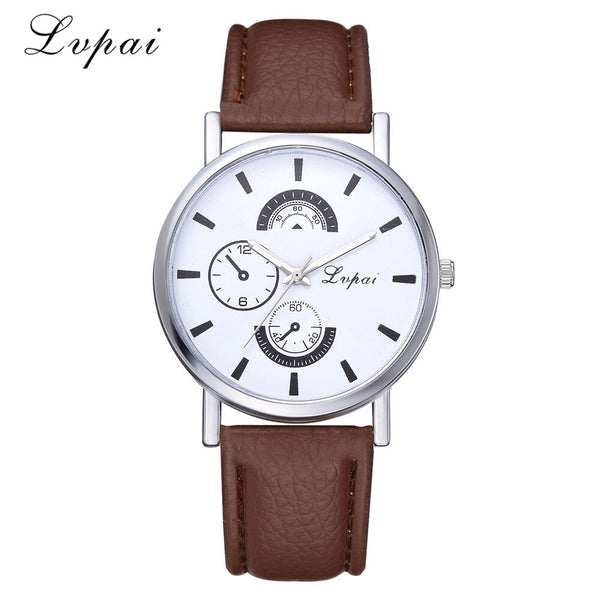 Lvpai Men Wrist Watch Casual Quartz Leather Band Analog Watch Man Reloj Hombre 2019 Men Wristwatch Clock relogios masculinos
