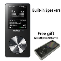 New Metal Mini Lossless Mp3 Player with High Quality Sound out Speaker Support FM Radio txt E-books Record Mcro card 128GB Max