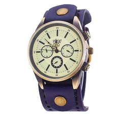 DIUS Men Watch  Casual Quartz Retro Three Big Dial Bracelet watches man vintage men wristwatch clock relogios masculino