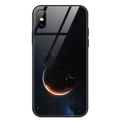 Case For iPhone XS Max XR X 8 Case Silicon Slim Back Tempered Glass Starry sky For iPhone 8 7 Plus 6 6s 8Plus Cases Cover Capa