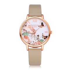 Women's Watches Butterfly Rose Gold Dial Ladies Simple Quartz Wristwatch Casual Clock Dress Gift Mujer Bayan Kol Saati@50