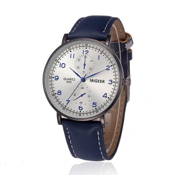 DISU Men Watches Stylish And Simple Temperament Belt unique watch for men relogios masculino