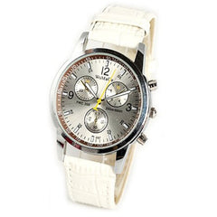 Unisex Men Women Watch Classic Round Metal Dial Leather Strap Watches Analog Quartz Womage Wrist Watch casual relojes gifts