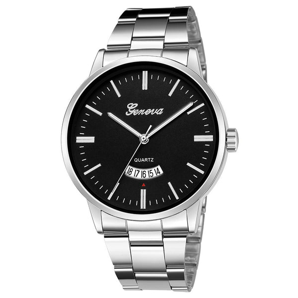 DISU Men Wrist Watch Stainless Steel Quartz Analog Date Sport Watch Man new arrival in men wrist watches wristwatch mens