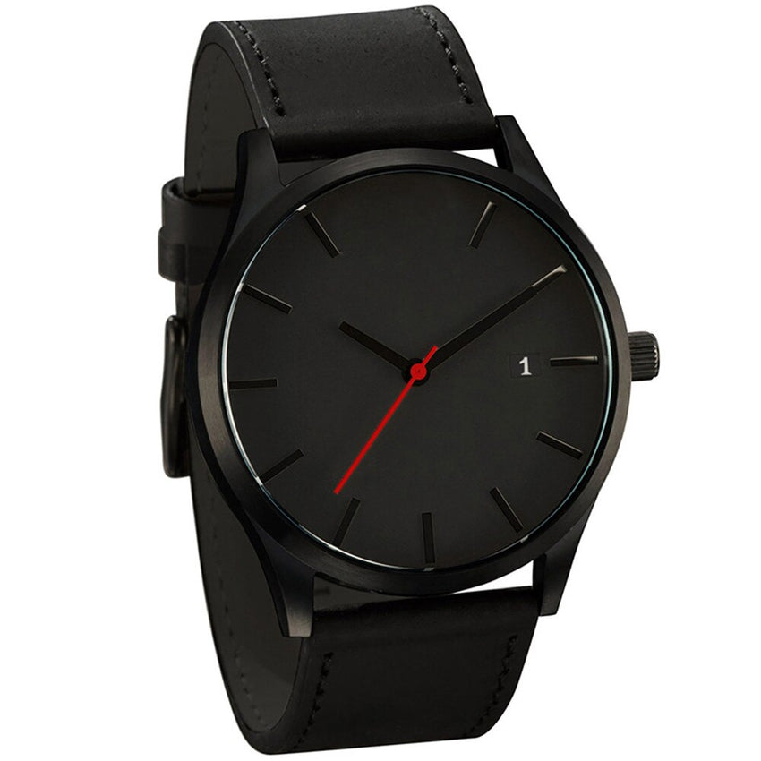 Men's Wrist Watch Popular Low-key Minimalist Connotation Leather Quartz Wristwatch Mens Reloj Hombre 2019 clock men