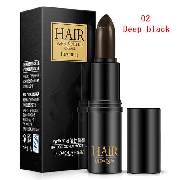 1PCS Fast One-off Hair Color Pen Cover White Hair Black/Brown Temporary Hair Dye Cream Mild DIY Styling Stick Dropship TSLM2