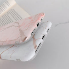 Vintage Marble Case For iphone 7 XS MAX Case Soft TPU Back Cover For iphone 6 6S 7 8 Plus iphone X XR Case Cover Phone Case