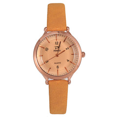 High Quality Women Watch Fashion Quartz Wristwatch Simple Clock Gemstone Glass Cut Solid Color Leather Strap Montre Femme@50