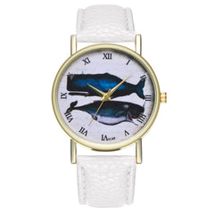 Animal Deep Sea Fish Pattern Women's Watches Casual Watch Simple Stlye Orologio Donna Quartz Wristwatch Clock High Quality @50