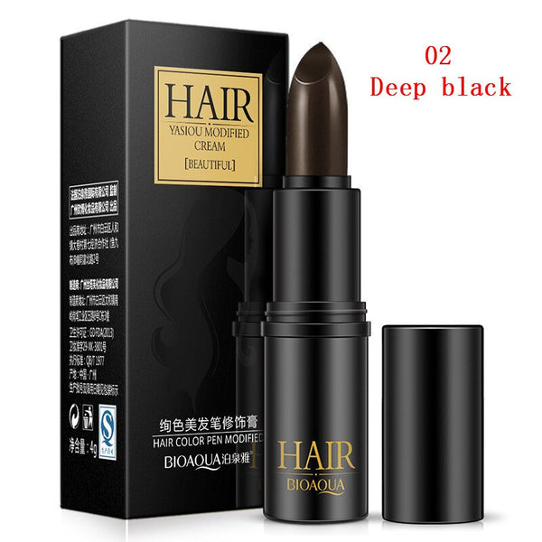 1PCS Brand Black Brown Temporary Hair Dye Cream Mild Fast One-off Hair Color Pen Cover White Hair DIY Styling Makeup Stick TSLM2