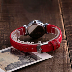 Women Watches  Exquisite Roman Numeral  Dial Ladies  Quartz Wristwatch 5 Color Leather Strap Clock Hot Zegarki Damskie@50
