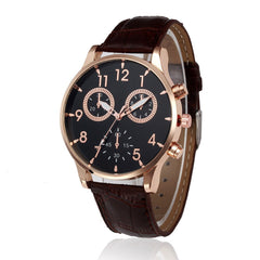 Men Wrist Watch Retro Design Leather Band Analog Alloy Quartz Watch Man vintage men wristwatch clock relogios masculino