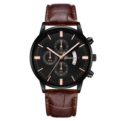 Geneva Women Mens Wristwatch Stainless Steel Leather Analog Alloy Quartz watches man wrist watches day date men watch