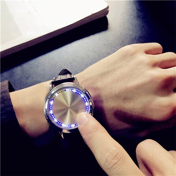 Women's Watches Best Sellers LED Tree Touch Screen Steel Shell Clock Suitable For Anyone Who Likes A live Horloge Dames50