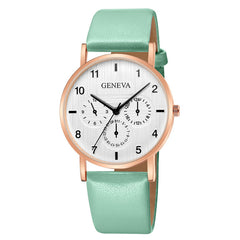 Women's Watches Fashion Geneva Brand Roman Numeral Ins Wind Small Fresh Cute Ladies Clock Can Be Used As A Couple Reloj Mujer@50