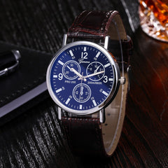 Men Women Wrist Watch Blu Ray Glass Neutral Quartz Simulates Wristwatch Mens Reloj Hombre 2019 clock men relogio masculino