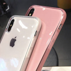 Colorful Transparent Silicone Frame Phone Case For iPhone 11 X XR XS Max 8 7 6 6SPlus Soft TPU Protection Cover For iPhone 11Pro