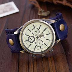 DIUS Men Watch  Casual Quartz Retro Three Big Dial Bracelet watches man vintage men wristwatch clock relogios masculino