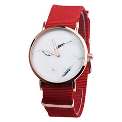 Women's Watches Bayan Kol Saaty Fashion Marbled Men's And Women's Canvas With Watch The Current Popular Factor Zegarki Damski@50