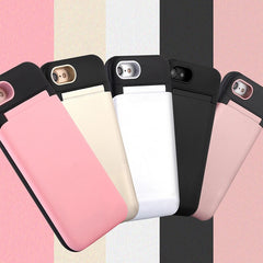 Mirror Flip Case For iphone X 8 7 6 6s Plus Fundas Multifunction Wallet Stand Holder Cover Makeup Phone Cases + Card Slots Coque