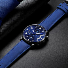 Men Watches Military Luxury Sports Analog Leather Quartz Wristwatch Mens Relojes Hombre 2019 relogios masculinos orologio uomo