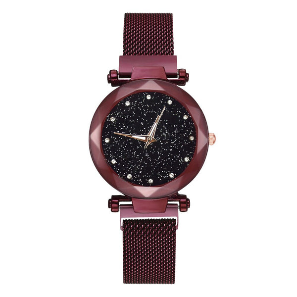 Starry Sky Women's Watches Best Sellers Magnetic Mesh Belt Clock Cheap High Quality Relojes Para Mujer Quartz Wristwatch@50