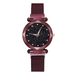 Starry Sky Women's Watches Best Sellers Magnetic Mesh Belt Clock Cheap High Quality Relojes Para Mujer Quartz Wristwatch@50
