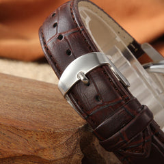 Men Watch Fashion Temperament Three Eye Six Pin Analog Quartz Leather Belt Watch Mens Reloj Hombre 2019 Men Wristwatch Clock