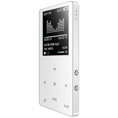 Original MP3 Player 8GB High Sound Quality Entry-level Lossless Metal Music Player with Built-in speaker E-books FM