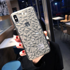 Colorful Frame Transparent Clear Phone Case For Iphone 6 6s plus 7 8plus X XS XR XS Max Soft TPU Full Protective Back Covers