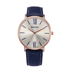 DISU Men Watch Stylish And Simple Temperament Belt watch mens new arrival in men wrist watches relogios masculino