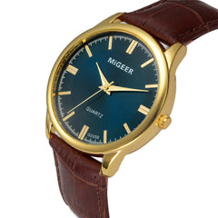 DISU Men Watch Classic Leather Strap Quartz Casual watch man watches mens 2019 relogios masculino