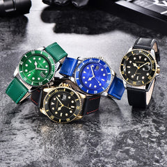 Men's Wrist Watch Fashion Leather Band Analog Quartz Round Business Watch Man Watches Mens 2019 relogio masculino