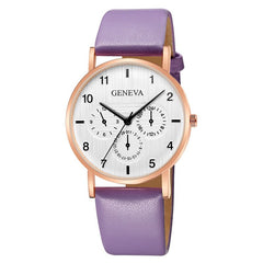Women's Watches Fashion Geneva Brand Roman Numeral Ins Wind Small Fresh Cute Ladies Clock Can Be Used As A Couple Reloj Mujer@50