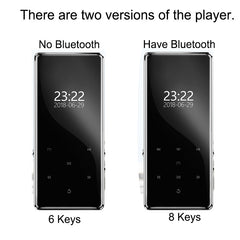 2.4 inch screen Bluetooth 4.2 Metal HIFI Mp3 Player Lossless Music Mini MP3 Portable Audio Players FM Radio E-book video
