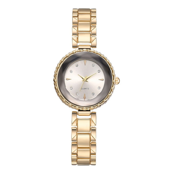 Women's Watches Bayan Kol Saaty Fashion Montre Femme Acier Inoxydable High Grade Clock Reloj De Mujer Quartz movement@ 50
