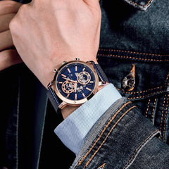 MINI FOCUS Watches Mens 2019 Quartz Rose Gold Watch Men Business Men's Watch Top Brand Luxury Fashion Casual Male Watch Luminous