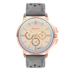DISU Men Wrist Watch Retro Design Leather Band Analog Alloy Quartz Watch Man new arrival in men wrist watches wristwatch mens