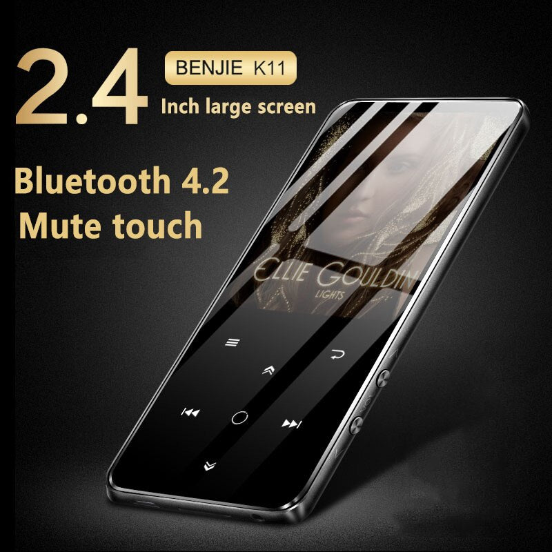 BENJIE K11 IPX4 Waterproof HIFI Bluetooth4.2 Mp3 Music Player Lossless Mini Portable Audio Players FM Radio Ebook Voice Recorder