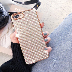 Bling Rhinestone Case For iphone 11 XS Max XR X Case For iphone 6s 6 8 7 plus X 11 Pro Max Cover Fashion Glitter Soft Cases