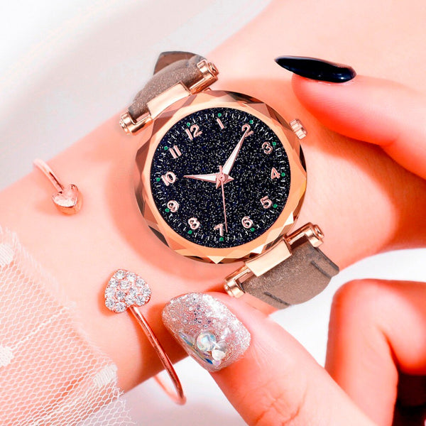 Women's Watches Most Popular Sellers Generous And Decent Starry Sky Clock De Luxe Montres Femmes High Quality Watch Excellent@50