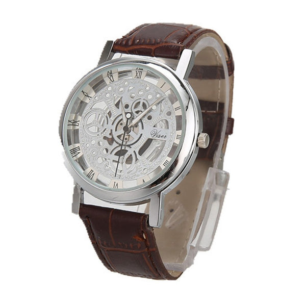 Men Wrist Watch Luxury Stainless Steel Quartz Military Sport Leather Band Dial heren horloge Watches Mens 2019 saat erkekler