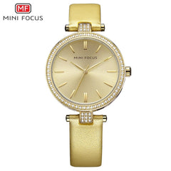 MINIFOCUS Quartz Women's Watches Brand Luxury Fashion Ladies Watch Women Waterproof Rose Gold Lady Watch For Woman Wristwatches