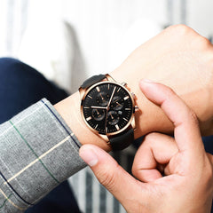 Man Watches Military Sports Luxury Analog Sport Leather Quartz Wristwatch Mens Montre Homme 2019 relojes para hombre