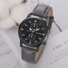 Men's Wrist Watch Fashion Leather Alloy Analog Quartz Business Watch Mens Watches Mens 2019 Men Wristwatch Clock