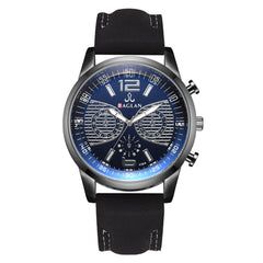 DISU Men Quartz Watch Leather Clock Blu Ray Glass wristwatch mens vintage men wristwatch clock mens wrist watches