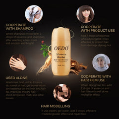 Morocco Herbal Ginseng Hair Care Essence Treatment For Men And Women Hair Loss Fast Hair Growth Serum Repair Hair Root