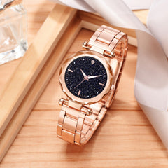 Featured Watches Women Scale Disc Ladies Quartz Wristwatch Simple Luxury Starry Sky Alloy Strap Good Clock Gift Reloj Mujer@50