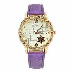 Disc Cute Style Symbol Star Pattern Roman Numerals Ladies Watch Nice Orologio Donna Women's Watches Reloj De Mujer Clock @50